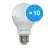 Confezione Multipack 10x Noxion Lucent Classic LED E27 Pera Ghiaccio 14W 1521lm - 827 Bianco Molto Caldo | Dimmerabile - Sostitutiva 100W