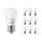 Confezione Multipack 10x Philips Corepro LEDluster E27 Sferica Ghiaccio 2.8W 250lm - 827 Bianco Molto Caldo | Sostitutiva 25W