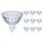 Confezione Multipack 10x Philips Corepro LEDspot GU5.3 MR16 4.4W 390lm 36D - 840 Bianco Freddo | Sostitutiva 35W