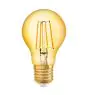 Osram Vintage 1906 LED E27 Pera Filamento Oro 7.5W 950lm - 825 Bianco Molto Caldo | Sostitutiva 60W