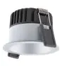 Ledvance Faretti LED Scurolight Aluminium Argento 8W 680lm 36D - 930 Luce Calda | Ritaglio 68mm - IP44 - Miglior resa cromatica - Dimmerabile