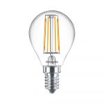 Philips Master Value LEDluster E14 Sferica Filamento Chiara 3.4W 470lm - 927 Bianco Molto Caldo | Miglior resa cromatica - Dimmerabile - Sostitutiva 40W