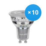 Confezione Multipack 10x Philips MASTER Value LEDspot GU10 PAR16 6.2W 575lm 36D - 940 Bianco Freddo | Miglior resa cromatica - Dimmerabile - Sostitutiva 80W