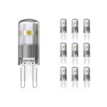 Confezione Multipack 10x Noxion Bolt LED Capsule G9 1.9W 200lm - 827 Bianco Molto Caldo | Sostitutiva 20W