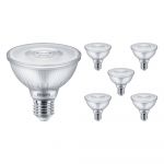 Confezione Multipack 6x Philips Master Value LED Bulbo Riflettore E27 PAR30 9.5W 820lm 25D - 940 Bianco Freddo | Miglior resa cromatica - Dimmerabile - Sostitutiva 75W