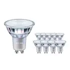 Confezione Multipack 10x Philips Corepro LEDspot GU10 PAR16 4.6W 390lm 36D - 840 Bianco Freddo | Sostitutiva 50W