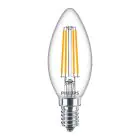 Philips Corepro LEDcandle E14 Filamento Chiara 6.5W 806lm - 827 Bianco Molto Caldo | Sostitutiva 60W